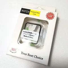 Apple Watch ケース 38mm クリア カバー 保護 ガラス フィルム