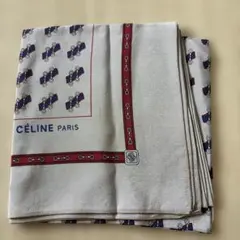 新品未使用　CELINE PARIS ハンカチ 馬具柄