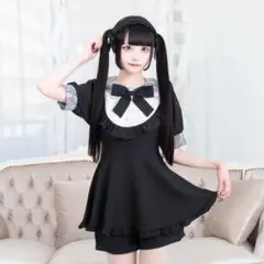 Lafary セットアップブラック 地雷系 量産型