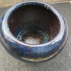 ⑦大甕　おおがめ　甕　カメ　扁平、水甕　オブジェ　ガーデニング　金魚　メダカ ⑥大甕 おおがめ 甕 カメ ⑤印、水甕 オブジェ ガーデニング 金魚