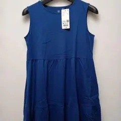 ユニクロ ノースリーブ ワンピース 150