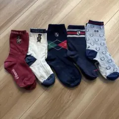 ミキハウス　ダブルビー　ソックス　キッズ　靴下　19〜21cm 5足セット