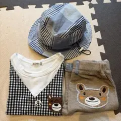 ミキハウス　帽子、ズーミック　Tシャツ、ズボン