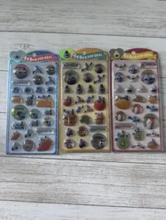 【新品　正規品】 うるちゅるSunsun ポップシールセット 3パック