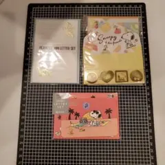 ミニレターセット　スヌーピー