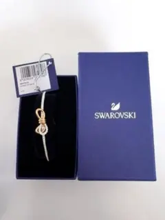 SWAROVSKI スワロフスキー リボンバングル 新品未使用タグ付き