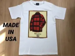 ヴィンテージ ウールリッチ プリントTシャツ USA製 シングルステッチ