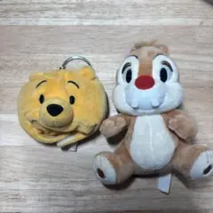 プーさんとチップのぬいぐるみセット