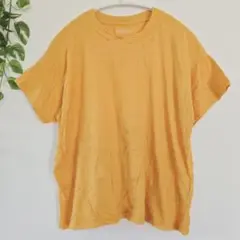 ジェイクルー 無地 Tシャツ クルーネック 半袖 S 黄色 イエロー 綿 春夏のサムネイル