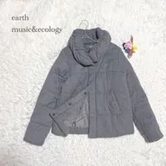 アースミュージック＆エコロジー　中綿ショートダウンジャケット 通勤アウター