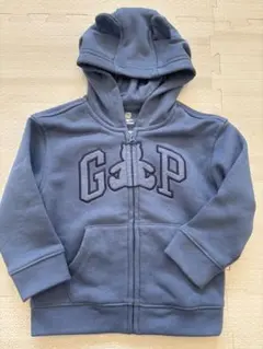 GAP ブルー くま ジップアップフーディ 90cm 18-24ヶ月