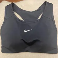Nike DRI-FIT ブラック スポーツブラ M