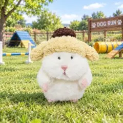 はむにぎり用【垂れ耳犬 モーリー イエロー】 帽子 かぶりもの
