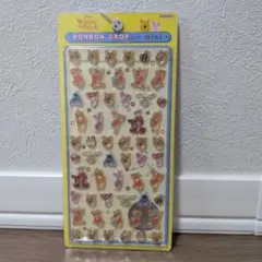 正規品　くまのプーさん　ボンボンドロップシール　ミニ