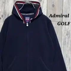 アドミラル　Admiral GOLF ニットメッシュ パーカー　ジップアップ