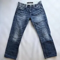 YANUK デニムパンツ ストレート ダメージ加工 23のサムネイル