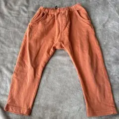 値下げオレンジ色 ロングパンツ 100cm
