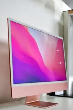 美品】iMac 24インチ M1 ピンク 16GB/1TB Touch ID - メルカリ