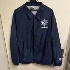 CONVERSEシンプルブラックデザイン ナイロンコーチジャケット ビッグ 
