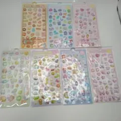 ボンボンドロップシール7種セット ぷっくり可愛い 手帳デコ 大量 まとめ売り