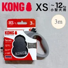 KONG 犬用 伸縮リード ターレイン XSサイズ 3m 平面 テープタイプのサムネイル