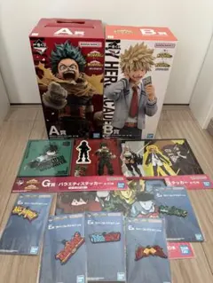 ヒロアカ 一番くじ MASTERLISE 緑谷出久 爆豪勝己　A賞 B賞