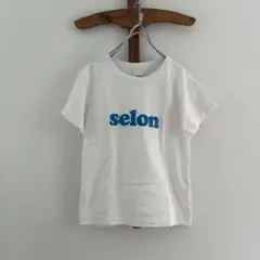 selon ロゴプリント 半袖Tシャツ ホワイトのサムネイル