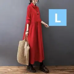 コーデュロイワンピ