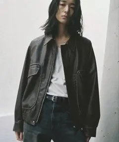 WYM ARTIFICIAL GRAIN FLIGHT BLOUSON