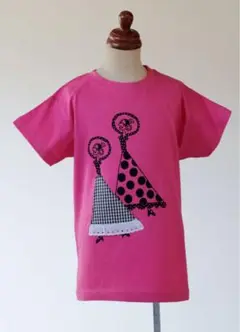 【9/30迄の限定価格】スペイン人デザイナーSusanaのTシャツ（2人）ピンク