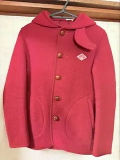 DANTON フード付き赤ジャケット サイズ34