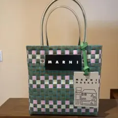 MARNI MARKET かごバッグ 猫モチーフ - メルカリ