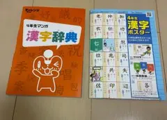 4年生 漢字辞典 & 漢字ポスターセット