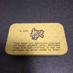 ポケモン　ゲームドットシリーズ イーブイコレクション　サンダース　缶ケースのサムネイル