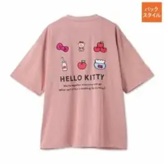 サンリオ Sanrio ハローキティ キャラクター Tシャツ ライトピンク M
