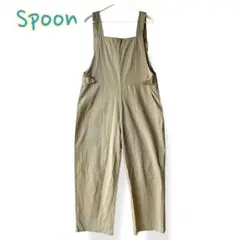 ＊Spoon＊ オーバーオール サロペット オールインワン カーキ色