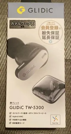 GLIDiC TW-5300 ワイヤレスイヤホン ブラックの