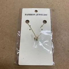 星型ゴールドトーンネックレス