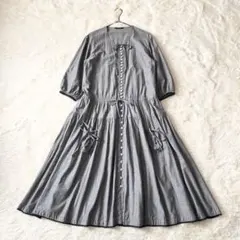 ひ*ん様 売切最終セール♡ピンクハウス ダンガリーデニムセーラーワンピース ひ*ん様 売切最終セール♡ピンクハウス ダンガリーデニムセーラー