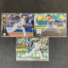 BBM 阪神タイガース 岡留英貴 3枚セット
