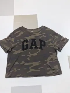 00s old GAP 迷彩柄 Tシャツ Y2K 00s old gap tシャツ センターロゴ 迷彩 カモフラ 短丈 y2k - メルカリ