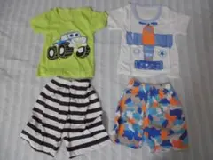 2点セット 子供服 セットアップ 男の子 80 90 100 AZZURRI