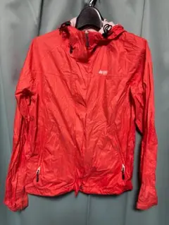 【ロゴス】ロゴ ウインドブレーカー サーモンピンク　フード付き