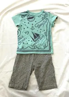 キッズ 子供 男の子 セットアップ 110 マザウェイズ トップス 半袖 ズボン