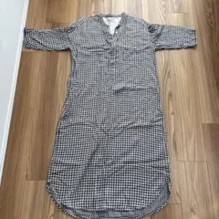 無印良品　クルタシャツワンピース