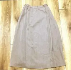 バーバリー　タイトスカート 9号　巻きスカート　毛100%裏地キュプラ