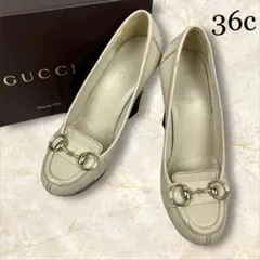 GUCCI グッチ パンプス ウェッジソール イタリア製 6C