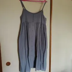 Samansa Mos2 キャミワンピース サイズF 明るいグレー