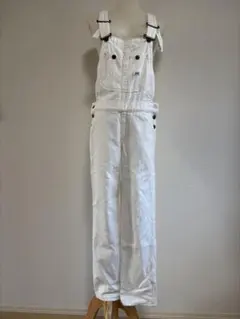 【美品】Lee ホワイト サロペット/オーバーオール　XS