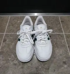 adidas ホワイト/グリーン スニーカー　24cm